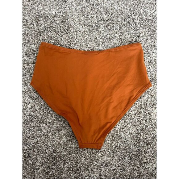 NWOT Andie High Waist Bikini Swim Bottom in Cinnamon Brown Women’s XS beach - Picture 4 of 8